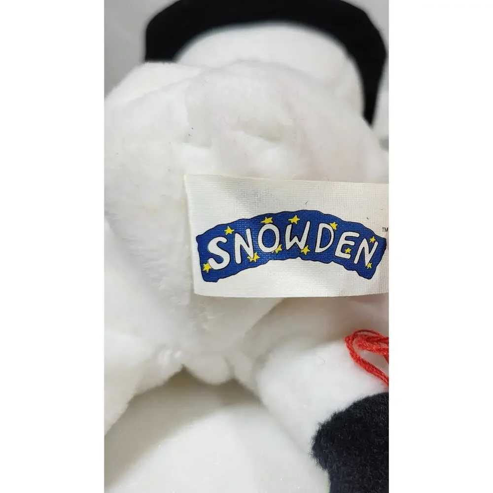 Vintage 1997 Target Snowden Plush Ice Skating Snowman 8